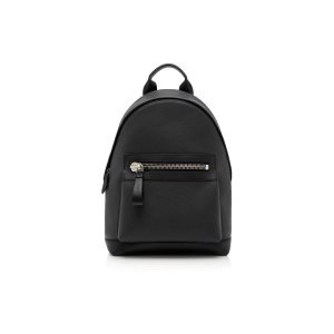 Mochilas Tom Ford Grain Cuero Buckley Hombre Azules Negras | 893-SJBELH