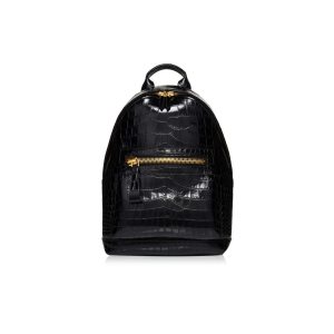 Mochilas Tom Ford Printed Alligator Buckley Hombre Negras | 027-ECMAKO