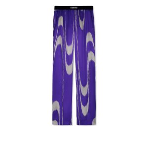 Pantalones De Pijama Tom Ford Swirl Silk Hombre Moradas Gris | 690-FUGIPX