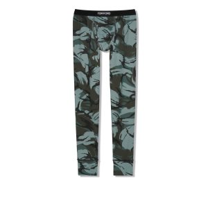 Pantalones De Pijama Tom Ford True Camo Algodon Hombre Aquarelli | 064-MYTZUK