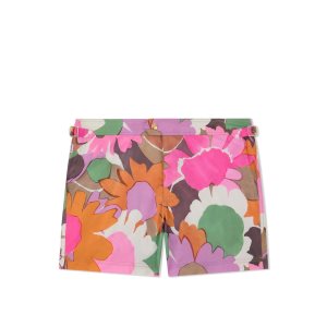 Pantalones Tom Ford Bold Daisy Print Swim Corta Hombre Bold Daisy | 501-LNQSOK