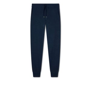 Pantalones Tom Ford Cashmere Silk Hemp Jogger Hombre Azules | 517-FIDWMS