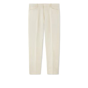 Pantalones Tom Ford Fine Poplin Atticus Trouser Hombre Blancas | 980-CPNTAM