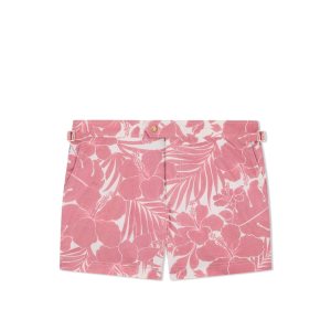 Pantalones Tom Ford Floral Print Swim Corta Hombre Rosas | 968-YHXCBN