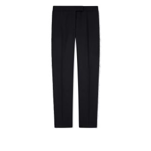 Pantalones Tom Ford Gran De Poudre 'Tuxedo' Skinnys Mujer Negras | 135-XRIMLJ
