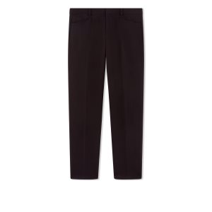 Pantalones Tom Ford Lana Mohair Twill Atticus Trouser Hombre Burdeos | 256-MBYHQG