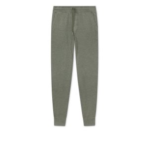 Pantalones Tom Ford Melange Algodon Blend Sweatpants Hombre Verde Oliva | 105-GQXNUT
