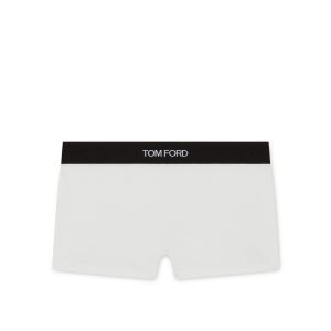 Pantalones Tom Ford Modal Signature Boxers Mujer Blancas | 473-YFHCSM