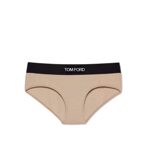 Pantalones Tom Ford Modal Signature Boy Shorts Mujer Rosas Beige | 621-WSJXGF