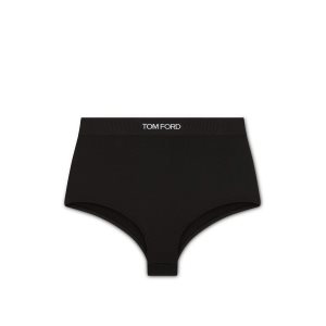 Pantalones Tom Ford Modal Signature Briefs Mujer Negras | 219-LCATGX