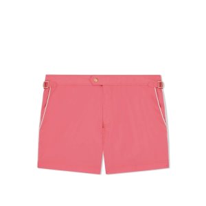 Pantalones Tom Ford Nylon Swim Corta Hombre Coral | 075-MVBPZG