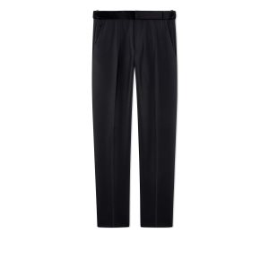 Pantalones Tom Ford Organza Reverse Twill Cooper Evening Hombre Negras | 349-BUPDCO