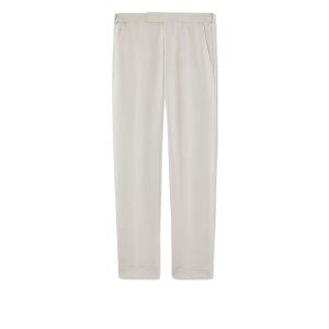 Pantalones Tom Ford Organza Reverse Twill Cooper Trouser Hombre Beige Verde | 521-TAZSEO
