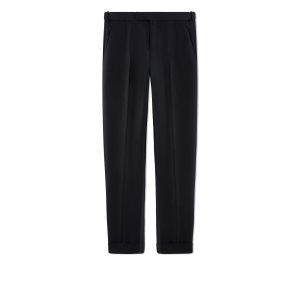 Pantalones Tom Ford Organza Reverse Twill Cooper Trouser Hombre Negras | 749-LJBUZQ