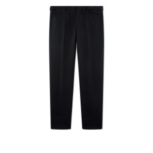 Pantalones Tom Ford Whipcord Atticus Trouser Hombre Negras | 180-ABUZTH