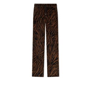 Pantalones Tom Ford Zebra Print Velour Jogger Hombre Marrones Negras | 104-PTBWIA