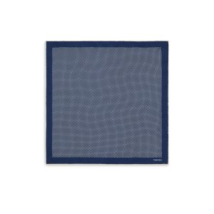 Pañuelos De Bolsillo Tom Ford Polka Dot Silk Hombre Azul Marino | 069-UEIWPJ