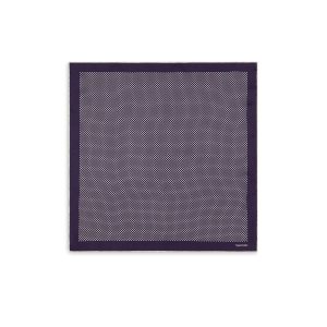 Pañuelos De Bolsillo Tom Ford Polka Dot Silk Hombre Moradas | 671-FSEWGR