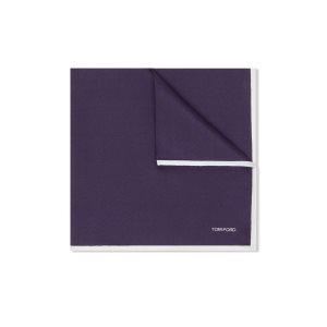 Pañuelos De Bolsillo Tom Ford Silk Hombre Moradas | 025-PBJCXA