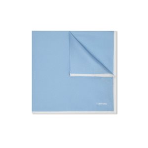 Pañuelos De Bolsillo Tom Ford Silk Hombre Azur | 329-XGJPSY