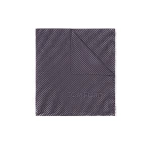 Pañuelos De Bolsillo Tom Ford Twill Jacquard Hombre Moradas Claro | 872-LJFKWZ