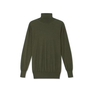 Prendas De Punto Tom Ford Fine Cashmere Silk Turtleneck Mujer Verde | 915-IFJKXL