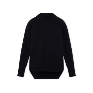 Prendas De Punto Tom Ford Soft Cashmere Jersey Asymmetric Mujer Negras | 312-UIYZGF