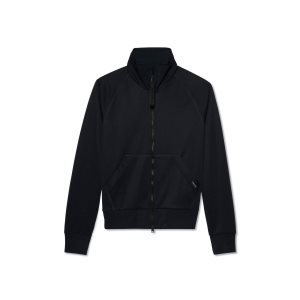 Prendas De Punto Tom Ford Technical Funnel Neck Hombre Negras | 012-LPHZVR