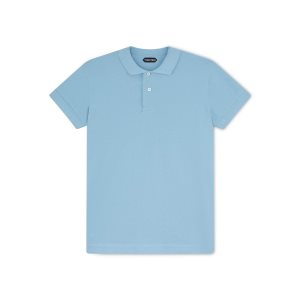 Prendas De Punto Tom Ford Tenis Piquet Polo Hombre Azules | 089-QOSHRW