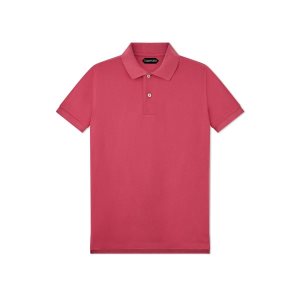 Prendas De Punto Tom Ford Tenis Piquet Polo Hombre Coral | 692-JTNYCZ