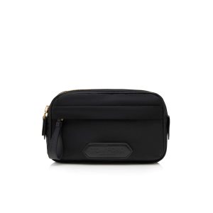 Riñonera Tom Ford Recycled Nylon Hombre Negras | 632-KSHTNM