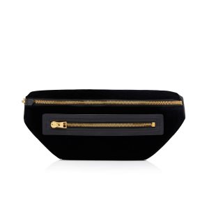Riñonera Tom Ford Velvet Buckley Hombre Negras | 405-MJOGAI