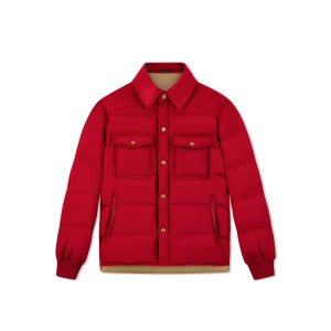 Ropa De Abrigo Tom Ford Down Outershirt Hombre Rojas | 413-FBQHAC