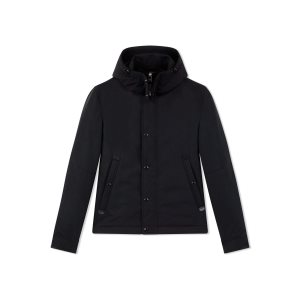 Ropa De Abrigo Tom Ford Micro Faille Light-fill Corta Parka Hombre Negras | 879-KSHMOT