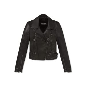 Ropa De Abrigo Tom Ford Plonge Fitted Ciclismo Jacket Mujer Negras | 739-FXIUPZ