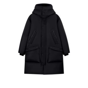 Ropa De Abrigo Tom Ford Silk Blend Down-fill Coat Hombre Negras | 218-KOIMNA