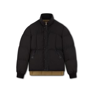Ropa De Abrigo Tom Ford Techno Ligeros Down Funnel Blouson Hombre Negras | 512-WSKBEN
