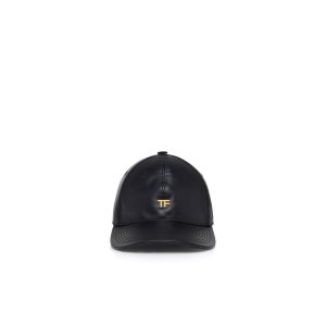 Sombreros Tom Ford Cuero Tf Baseball Mujer Negras | 860-YIHQXT
