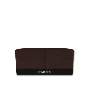 Sujetadores Tom Ford Modal Signature Bandeau Mujer Chocolate Oscuro | 396-YUFXLO