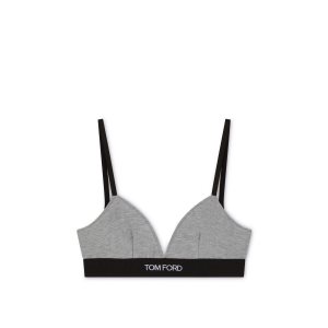 Sujetadores Tom Ford Modal Signature Mujer Gris | 527-NQEATC