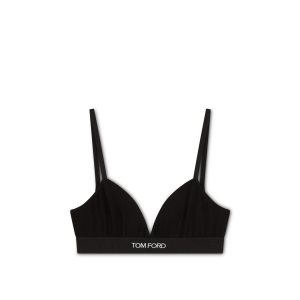 Sujetadores Tom Ford Modal Signature Mujer Negras | 908-GBKQVF