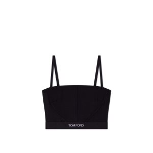 Sujetadores Tom Ford Modal Signature Top Mujer Negras | 518-IDJLAV