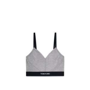 Sujetadores Tom Ford Modal Signature Top Mujer Gris | 762-SJXVKB