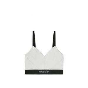 Sujetadores Tom Ford Modal Signature Top Mujer Blancas | 981-FHQUVG