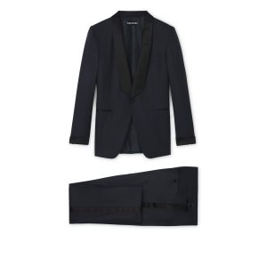 Trajes Tom Ford Navy Twill O'Connor Tuxedo Hombre Azul Marino | 054-VZEHPN