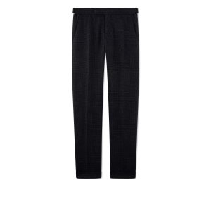 Trajes Tom Ford Prince Of Wales Cooper Trouser Hombre Gris | 523-HMGPDV