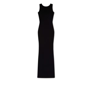 Vestido Tom Ford Loose Micro Costa Jersey Gown Mujer Negras | 508-AOQWMB