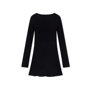 Vestido Tom Ford Shiny Rafia Backless Mini With Removable Chains Mujer Negras | 486-QSICKB