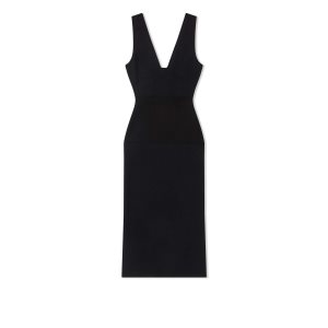 Vestido Tom Ford Stretch Slinky Viscose Knit Mujer Negras | 019-KYGDAI