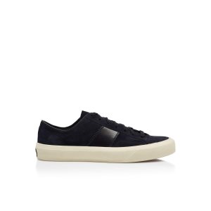 Zapatillas Tom Ford Cambridge Encaje Up Hombre Azules | 478-DEUMJR